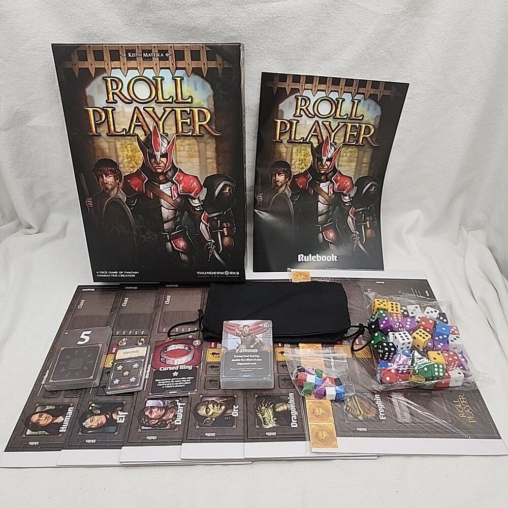 Game Roll Player Board Thunderworks Games Dice Rolling Character Building New